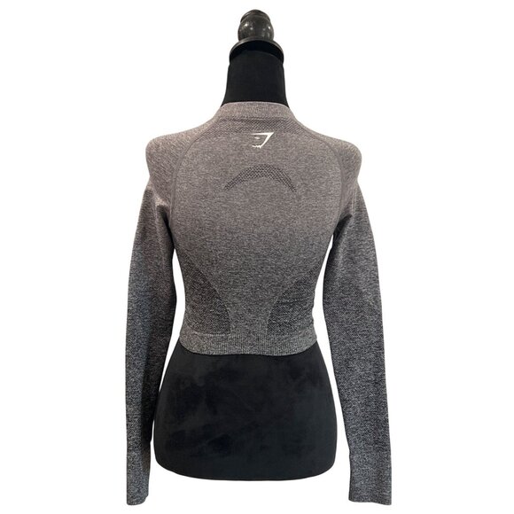 Gymshark Womens Long Sleeve Seamless Crop Top Size Small - Picture 5 of 9
